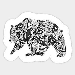 Tribal Bear Sticker